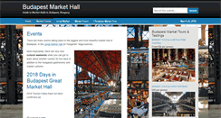 Desktop Screenshot of budapestmarkethall.com