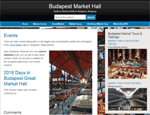 Tablet Screenshot of budapestmarkethall.com